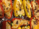 Cheesy Bacon Stuffed Mini Peppers Poppers