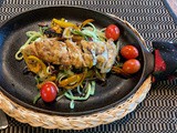 Chicken Fajitas with Zoodles - light, healthy, and oh-so-tasty summertime meal