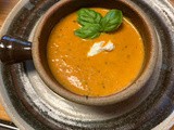 Cream of Tomato Soup with basil