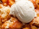 Historic diner recipe - Katy Peach Cobbler as featured in kansas! Magazine