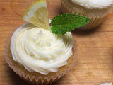 Luscious Lemon Cupcakes with Tangy Lemon Frosting— More 90th birthday party fare