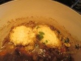 Making the most of leftovers!  Beef Stew with Homemade Dumplings