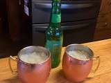 Moscow Mule Mocktail with honey and lemon