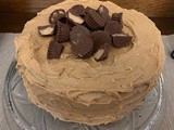 Paula Deen’s Chocolate Layer Cake with Peanut Butter Frosting