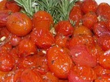 Roasted Cherry Tomatoes with garlic & rosemary
