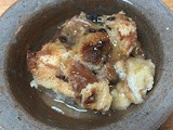 Smaller Batch Classic Bread Pudding w/ Buttery Vanlla Sauce