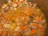 Turnip Sausage Soup