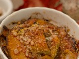 Tortino di Castagne, cipolla caramellata e zucca