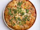 Baked Malfoof (Stuffed Cabbage Rice Cake)
