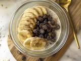 Chocolate chip and Peanut Butter Overnight Oats
