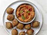 Zahra’s Kitchen Lamb Kibbeh with Muhammara Dip