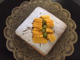 Moist mango cake