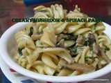Creamy Mushroom & Spinach Pasta