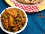 Aloo Matar ~ Dry Version