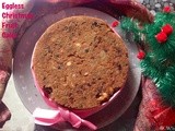 Eggless Christmas Fruit Cake /Eggless Plum Cake