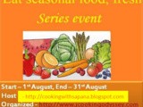 Event Announcement -  Eat Seasonal Food, Fresh 