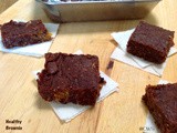 No Bake Double Chocolate Apricot Prune Brownies