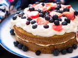 Victoria Sponge Cake | Vegan