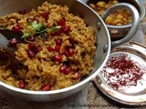 Zafrani Pulav~With Brown Rice