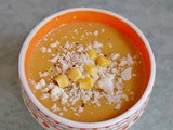 Summer Corn Soup from Healthyis #AbramsDinnerParty