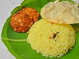 South Indian Lemon Rice | Nimmakaya Pulihora