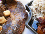 Beef steak with coca cola at slow cooker