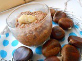 Breakfast with chestnuts and oats