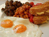 English breakfast χωρίς κρέας