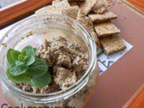 Mushroom spread with walnuts and spices
