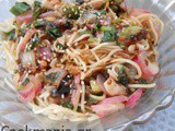 Noodles with radish and soy sauce