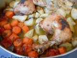 Oven Baked chicken with vegetables