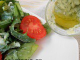 Sweet and sour avocado dressing