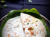 Bili holige / stuffed rice flour paratha - karnataka recipes
