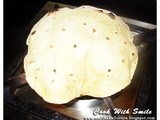Phulka / puffed indian bread