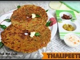 Thalipeeth recipe / multigrains indian flat bread