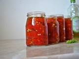 Teglice pune zimnice: tiho pečen paradajz (pomoravka)