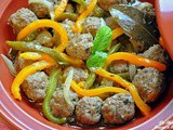 Kefta Tagine (meatballs) with peppers