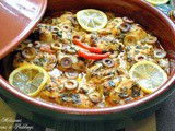 Moroccan Fish tagine with green olives