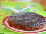Chocolate orange cake with chocolate ganache- easy cake recipes