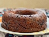 Eggless chocolate cake recipe- using pumpkin puree- Chocolate pumpkin cake