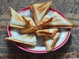 How to make Bhujiya sandwich- easy indian bread recipes - Kids food recipes