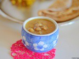 Soya chunks sambar recipe - Side dish for rice