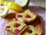 Quadrotti ai lamponi e limone – Raspberry lemon bars