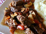 Spezzatino di manzo con verdure nello slowcooker – Slowcooker Italian beef casserole