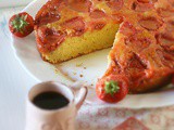 Torta rovesciata alle fragole al profumo di arancia – Strawberry upside-down cake