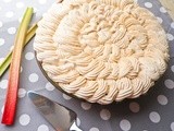 Alsacian Rhubarb Meringue Pie