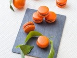 Clementine & Chocolate Macarons