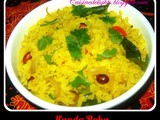 Kanda Poha (Flattened Rice With Onions)