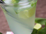 Mojito cocktail sans alcool menthe citron vert