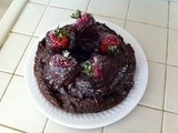 Quadruple Chocolate Cake